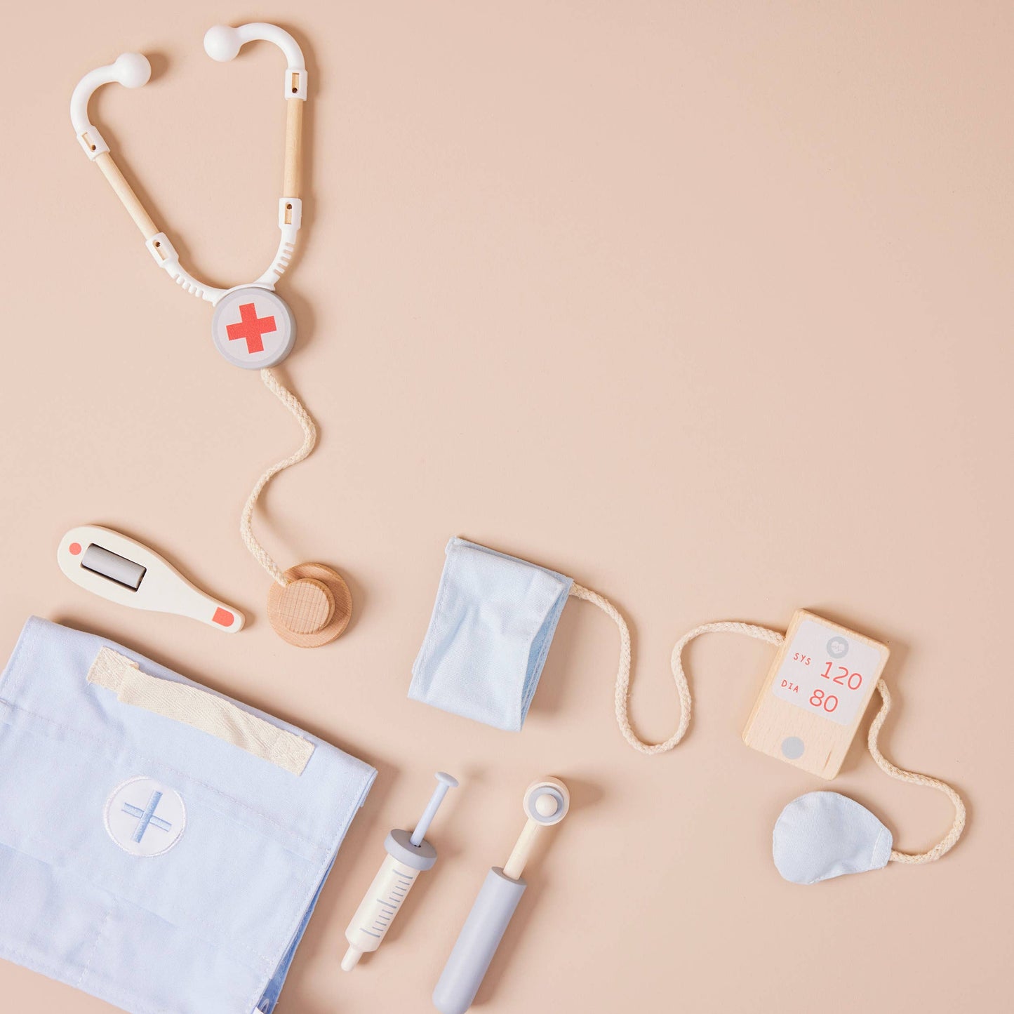 Just Bee Doctor Rollenspielset für Kinder aus Holz