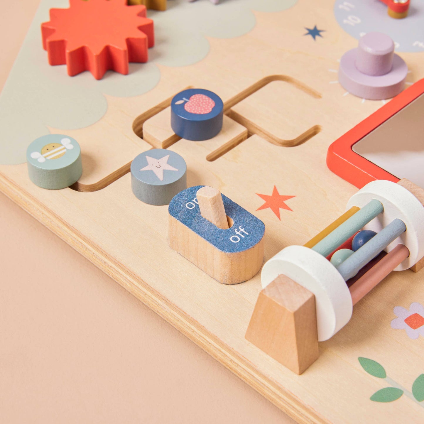 Just Bee Busyboard für Kinder aus Holz (FSC)