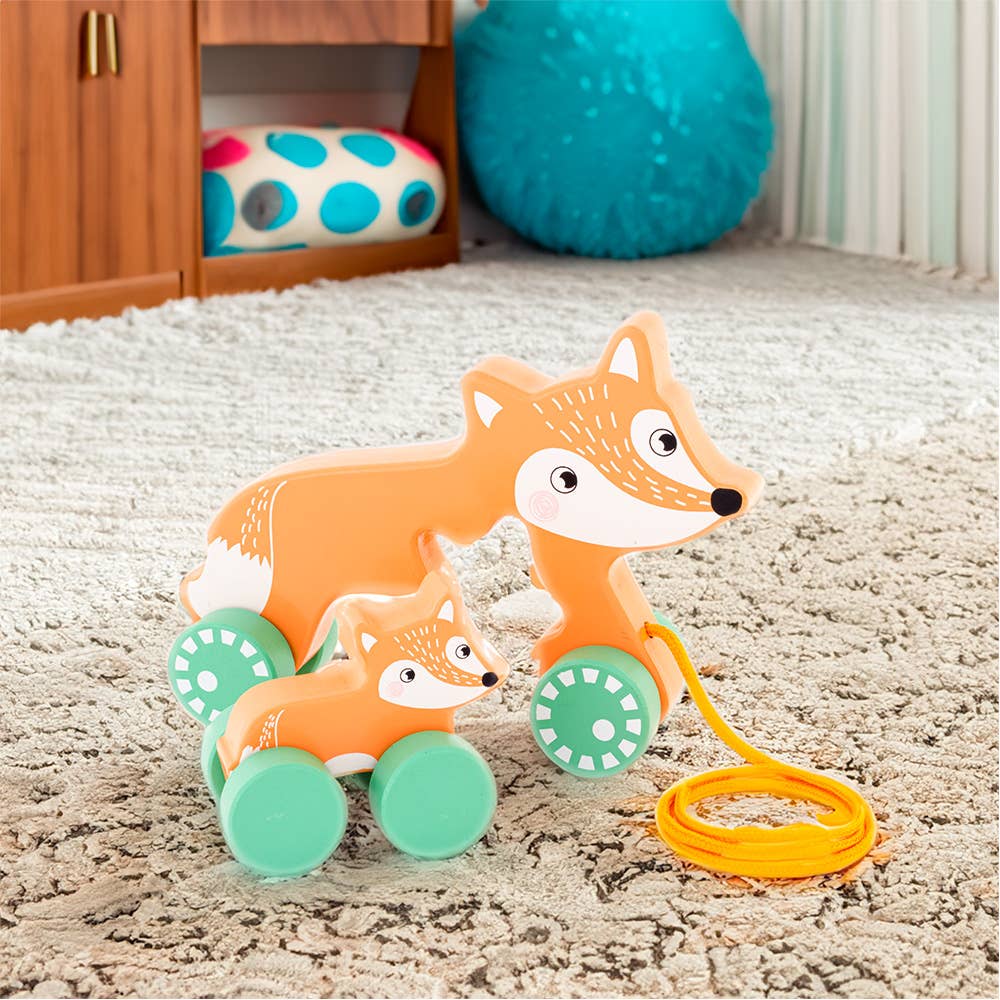 Ziehtierli Mamafuchs mit Jungem
