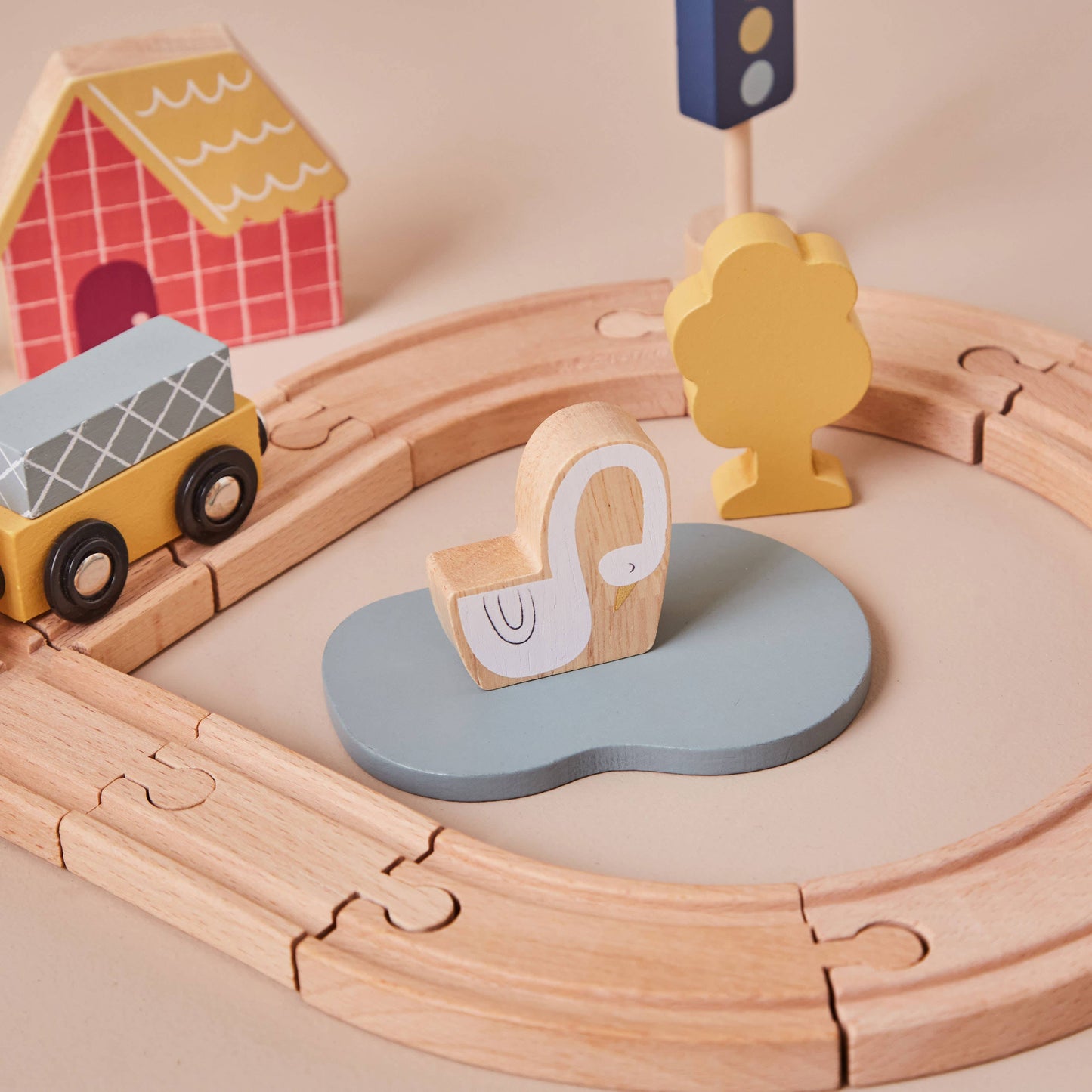 Just Bee Kindereisenbahn-Set aus Holz (FSC)