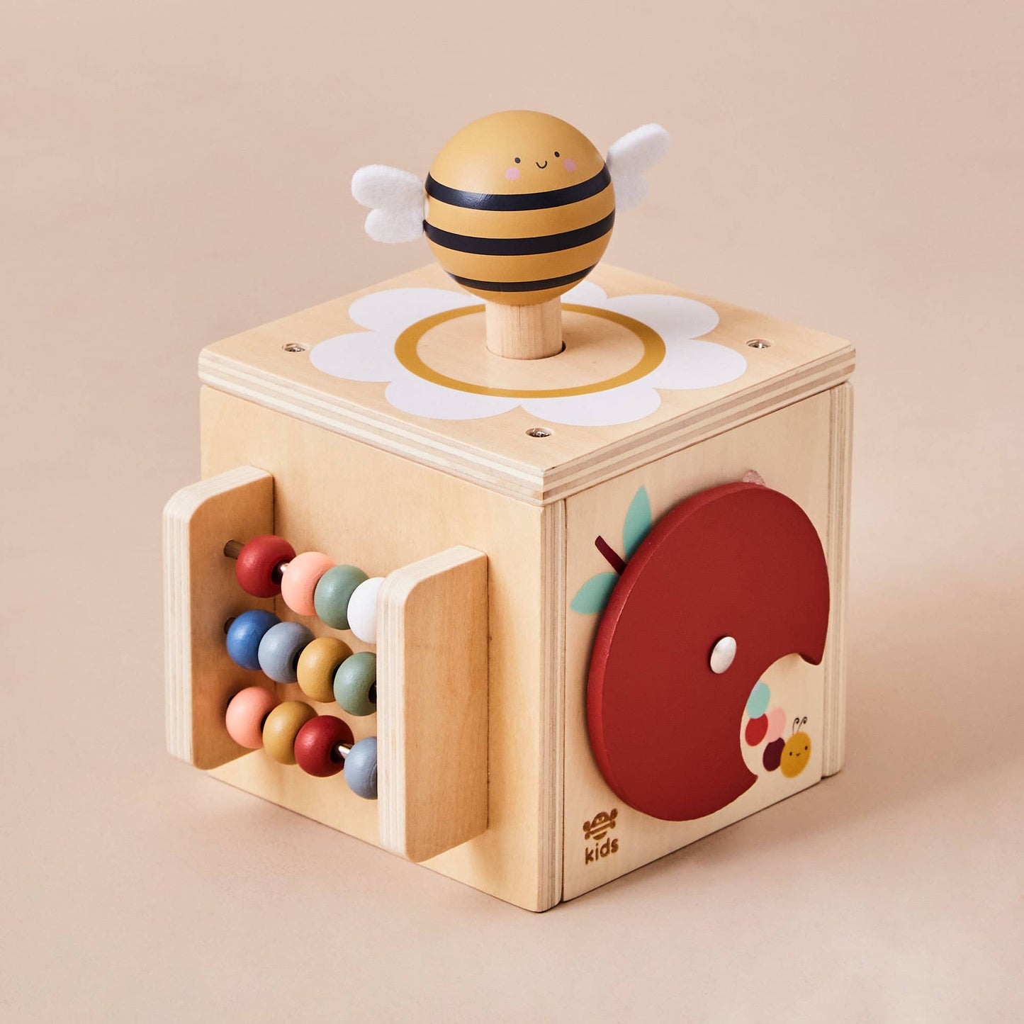 Just Bee Mini-Aktivitätswürfel für Kinder aus Holz