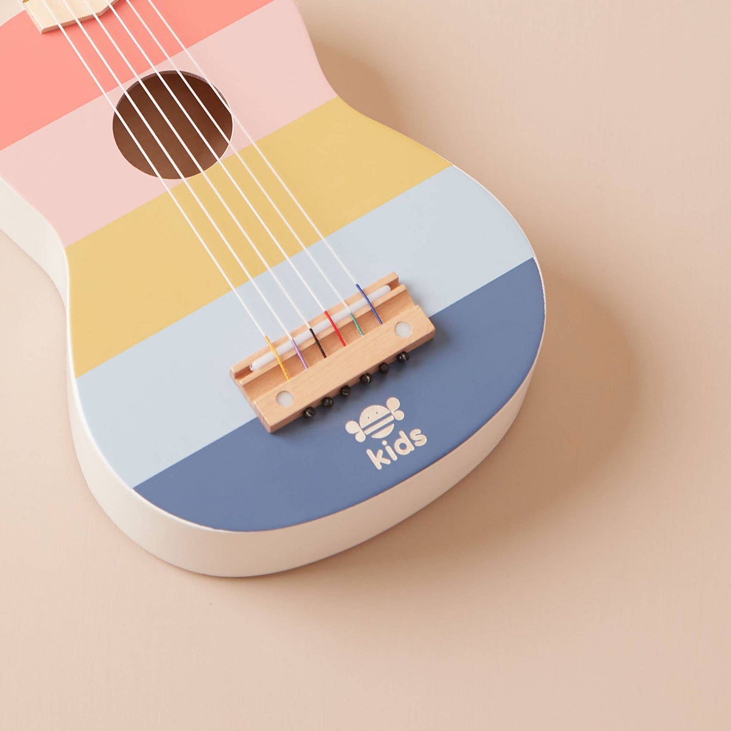 Just Bee Gitarrenspielzeug für Kinder, gestreift,
