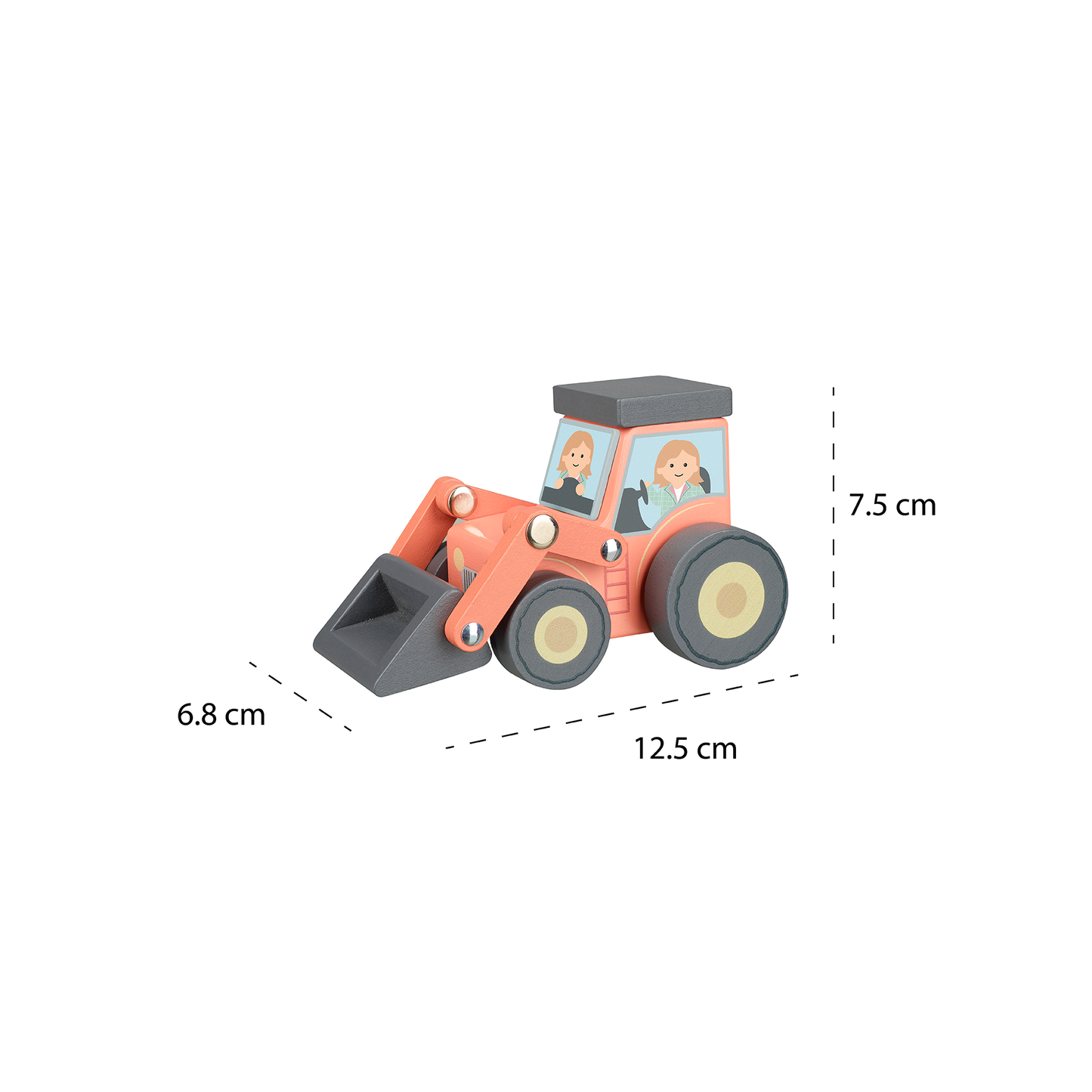 Holzlader-Traktor für Bauernhöfe